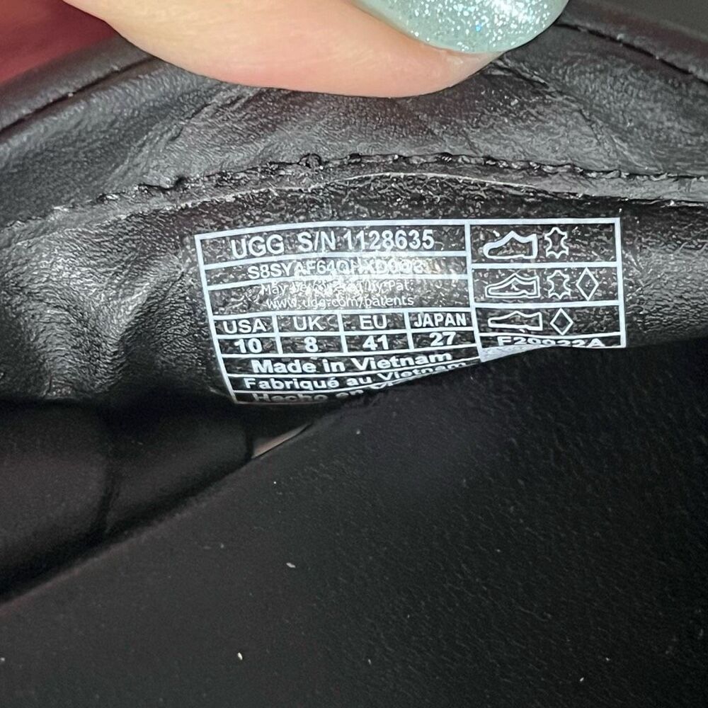 Ugg Zayne Platform Slides Size 10 - image 4